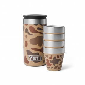 Yeti Rambler Shot Glasses 4p - Wetlands Camo