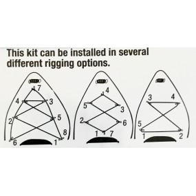 Attwood Deck Rigging Kit gummibandssystem