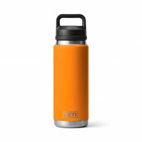 Yeti 26 Oz Rambler Bottle Chug - King Crab Orange