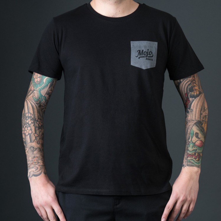 Mojoboats Pocket T-shirt | svart