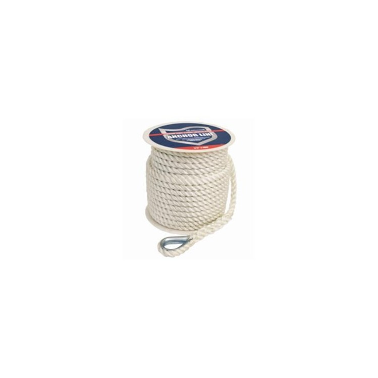 Ankarlina 30 m Vit Attwood
