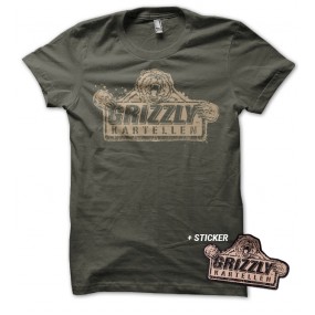 Grizzly-Kartellen T-shirt + Sticker
