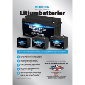 RoyPow Litium 12V 90Ah